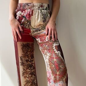 Zara Floral Patchwork Women's Pants